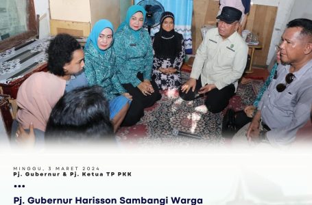 Pj. Gubernur Harisson Sambangi Warga Miskin Ekstrem di Sanggau