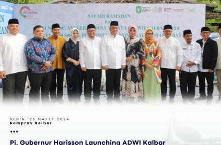 Pj. Gubernur Harisson Launching ADWI Kalbar Dorong Desa Wisata Berinovasi