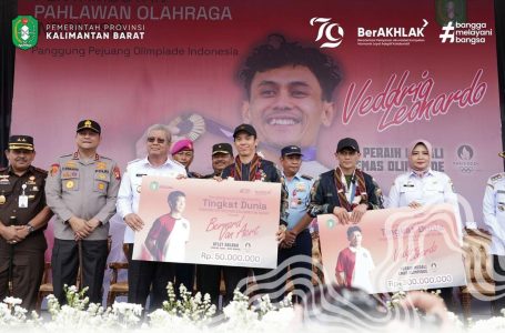 Berikan Hadiah kepada 2 Atlet Kebanggan Kalbar di Olimpiade, Ini Pesan Pj. Gubernur
