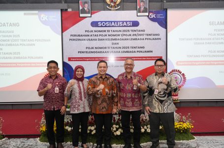 GUBERNUR RIA NORSAN HADIRI SOSIALISASI POJK, WUJUD KOMITMEN DALAM PENGUATAN INDUSTRI PENJAMINAN